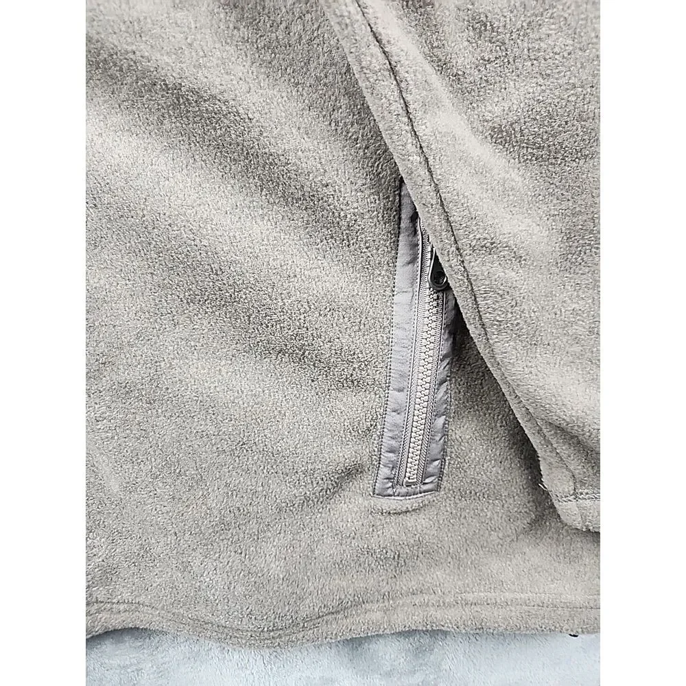 Croft & Barrow Arctic Fleece‎ Jacket Mens Size 3XB Brown Full Zip Chest Pocket - Picture 6 of 12